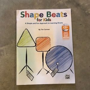 Shape beats for kids paperback book